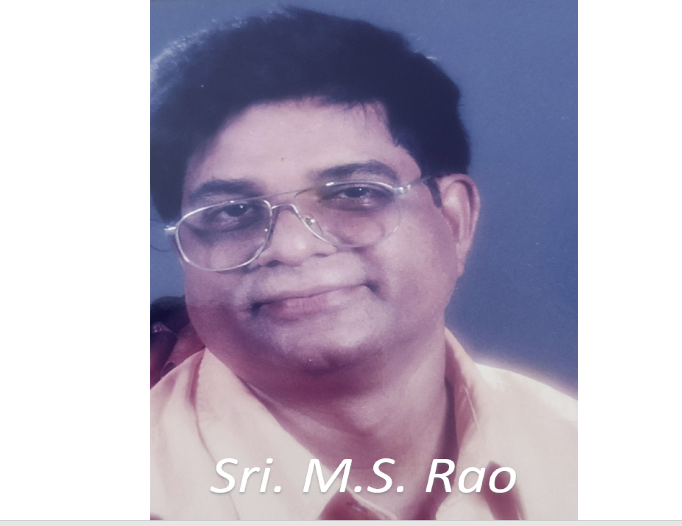 Sri. M.S. Rao